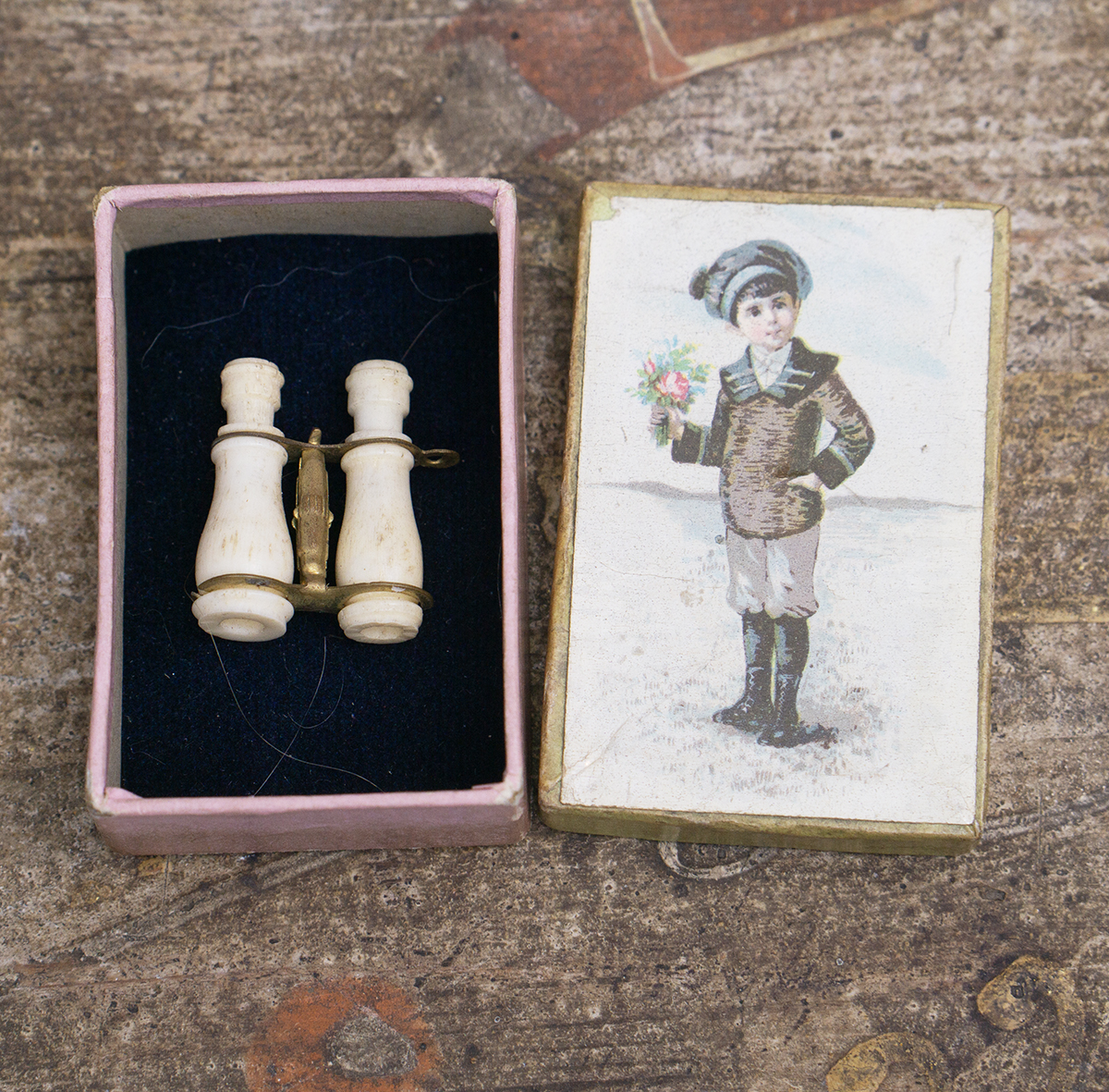 Antique ivory glasses