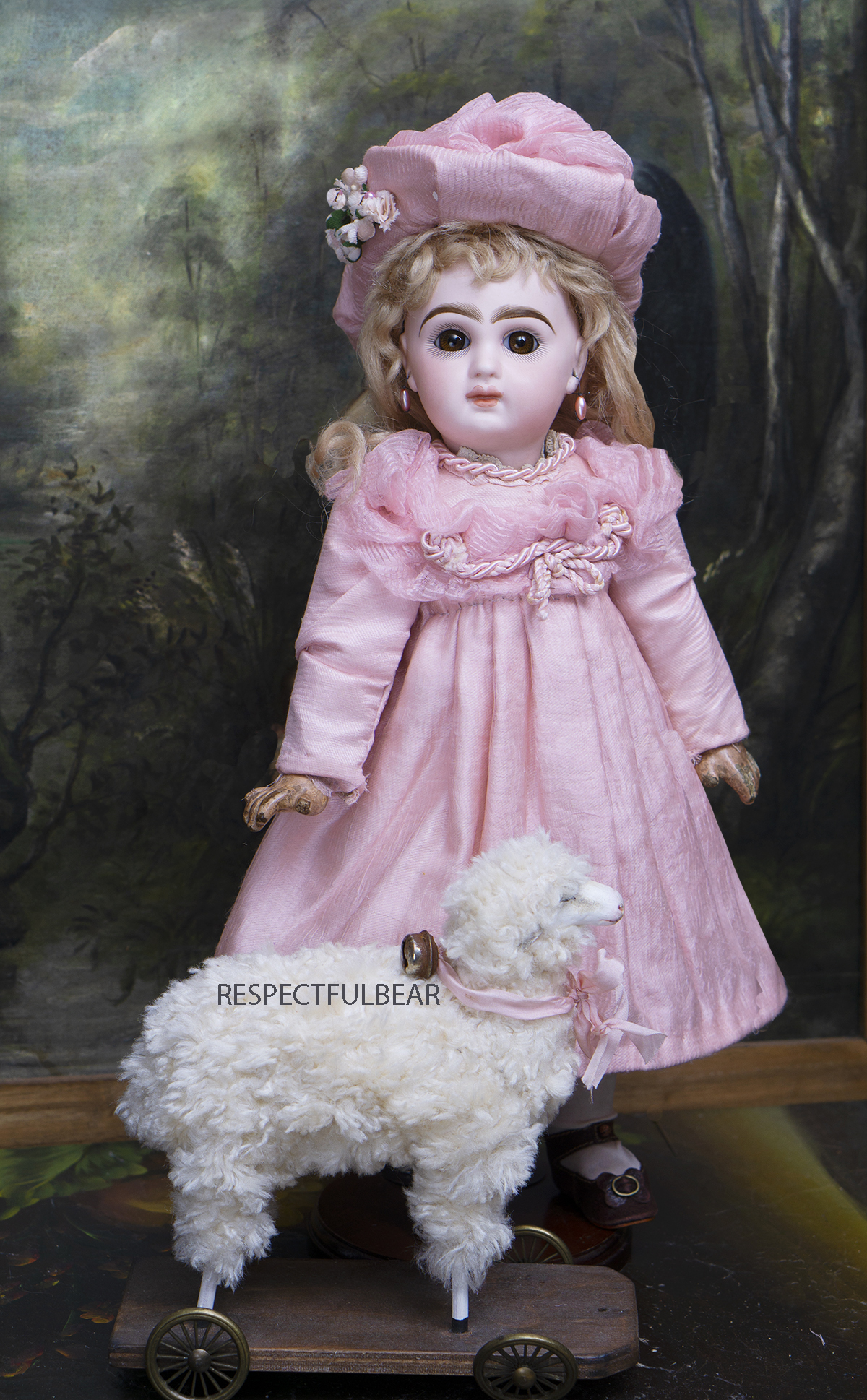 34 см Французская кукла Вebe Jumeau 
