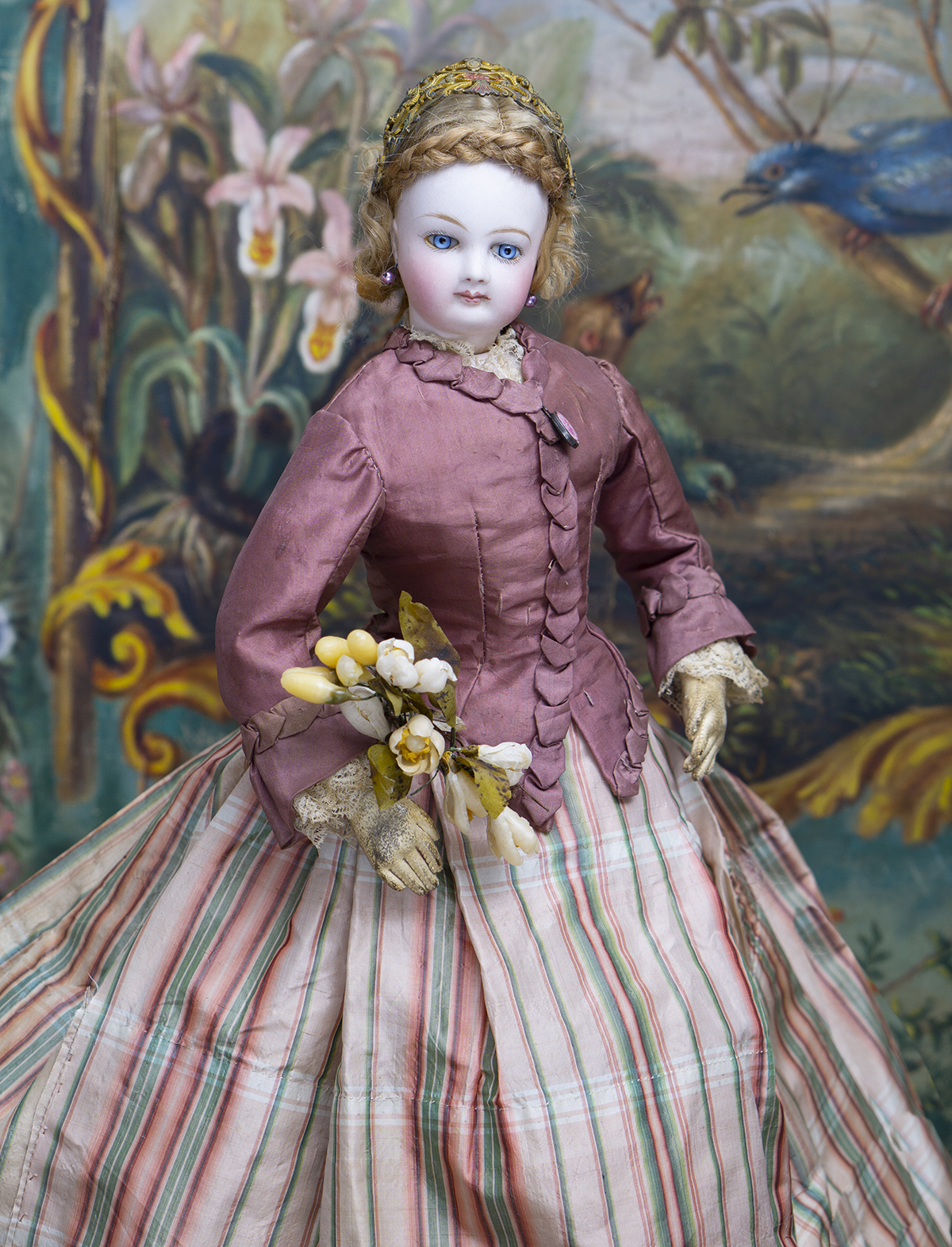 37см Модная кукла Jumeau в оригинальном костюме