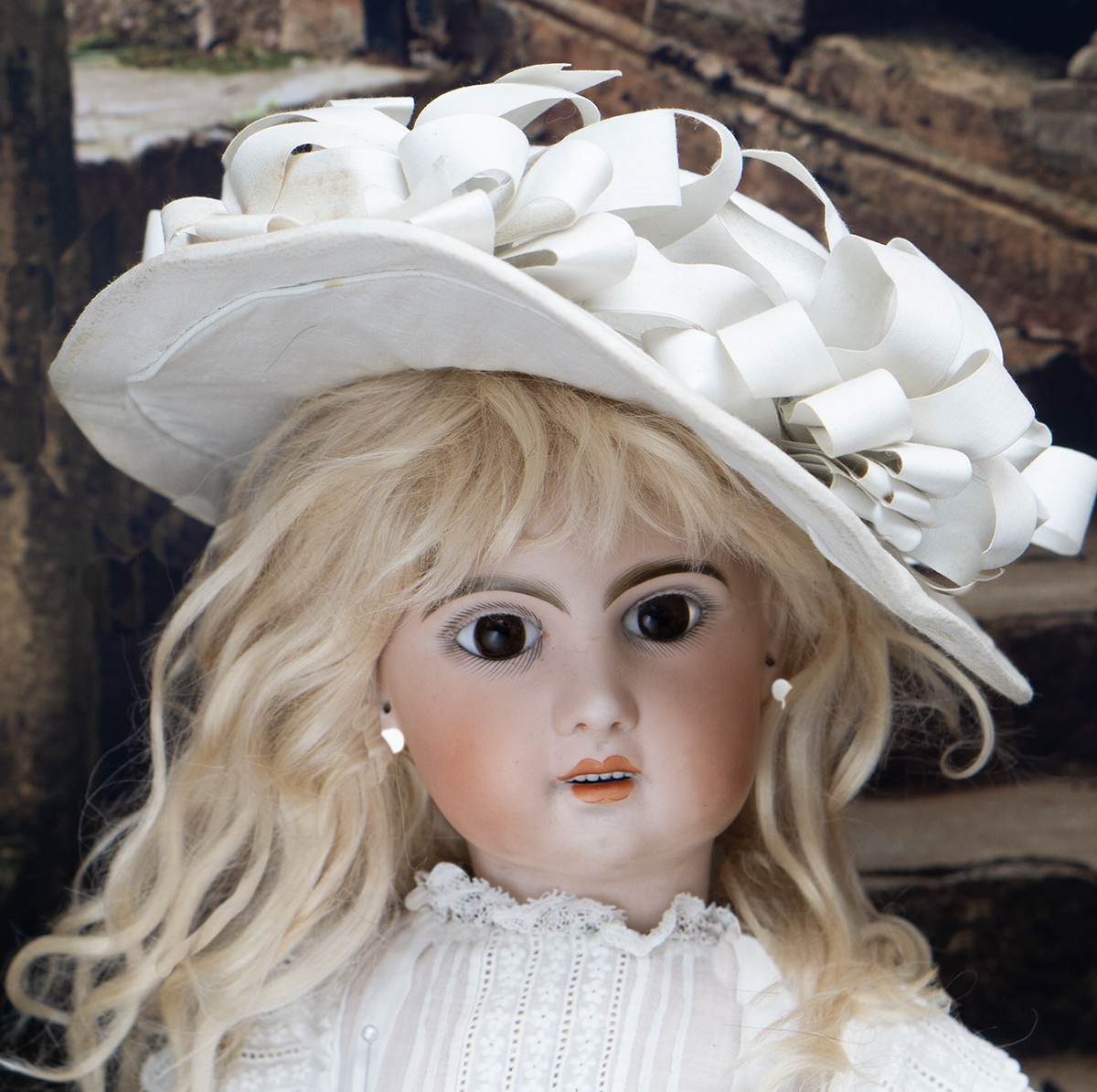 Antique doll hat