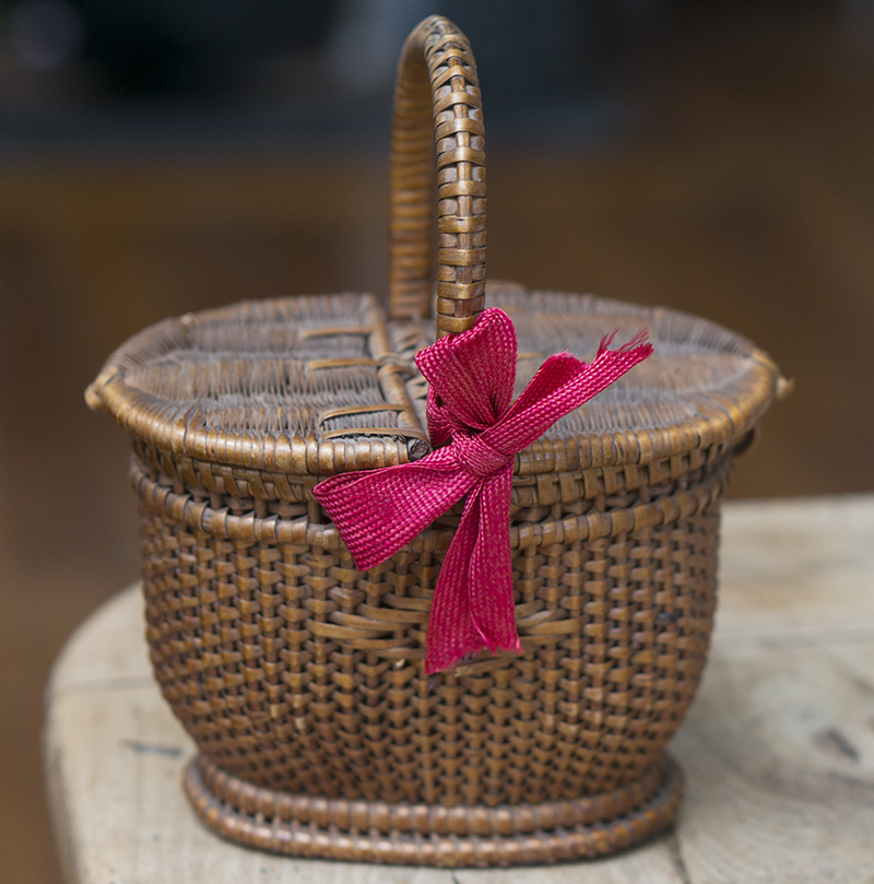 French Wicker Picnic Basket