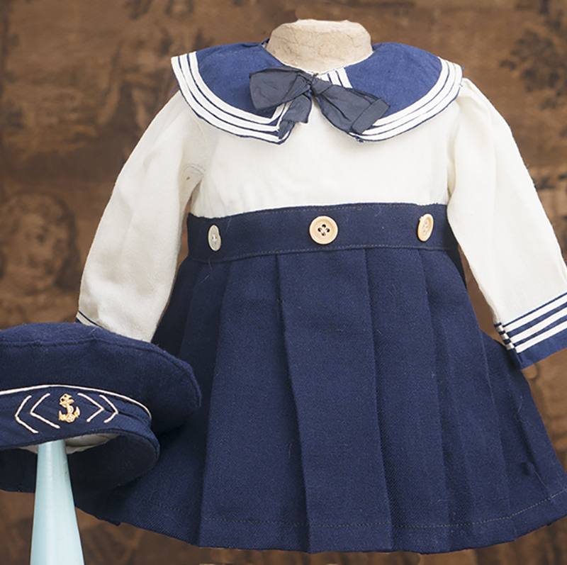 Antique Sailor dress and hat