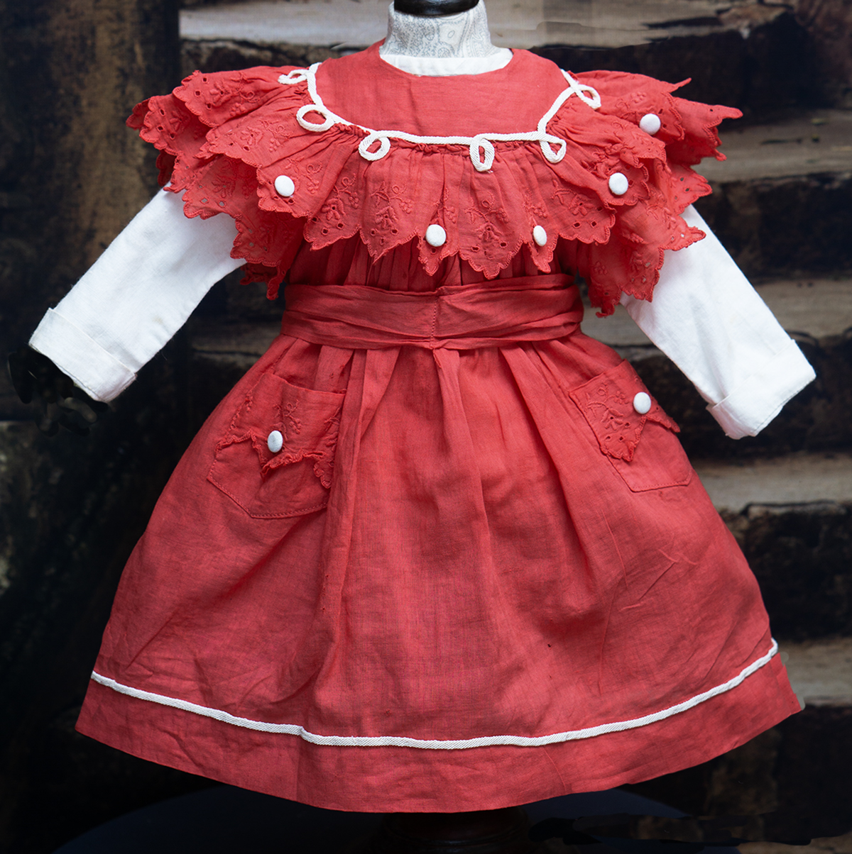 Antique doll dress